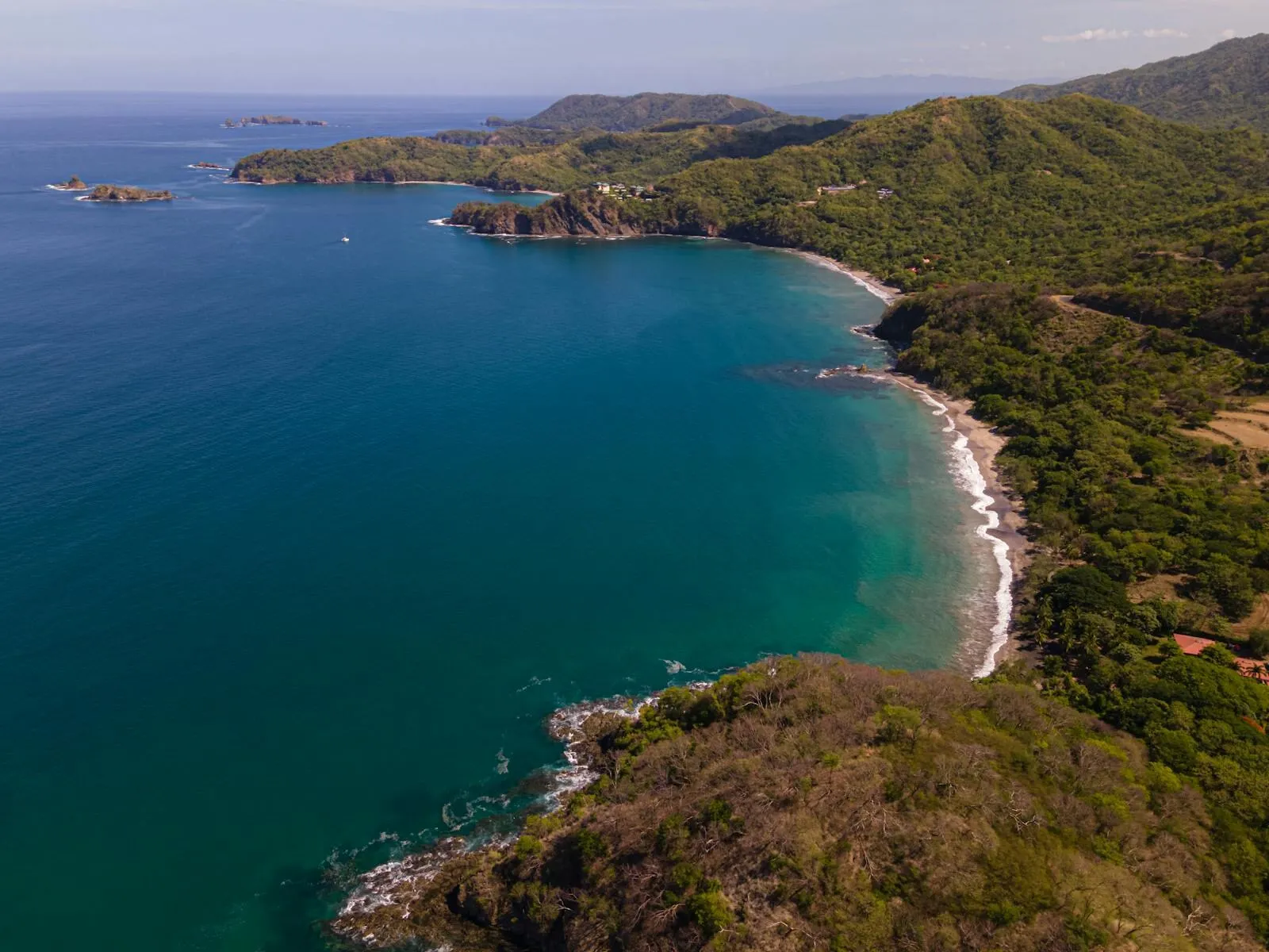 Turquoise Pacific waters in Guanacaste