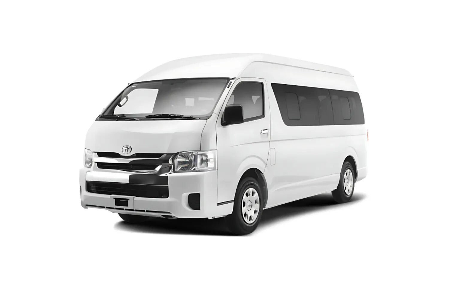 A shuttle van serving travellers across Costa Rica